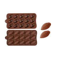 قالب سيلكون شوكولاتة بيضاوي 15 خانة 5375