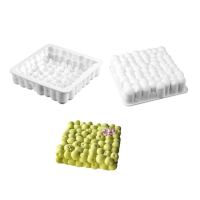 قالب سيلكون مربع 18.5 سم ارتفاع 4.5 سم 5446 bubble