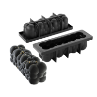 قالب سيلكون مستطيل 29 &times;9.5 سم ارتفاع 8 سم bubble 5450