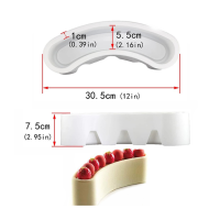 قالب سيلكون نصف قمر 31 &times; 9 سم ارتفاع 7.5 سم 5451