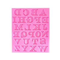 قالب سيلكون عجينة سكر احرف انجليزي capital letter