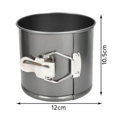 قالب تشيز كيك دائري 12 سم ارتفاع 10.5 سم