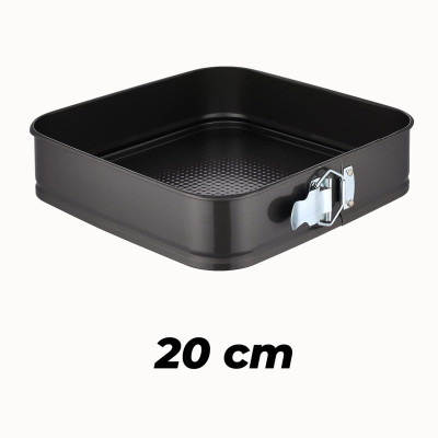 قالب تشيز كيك مربع متحرك  20 سم