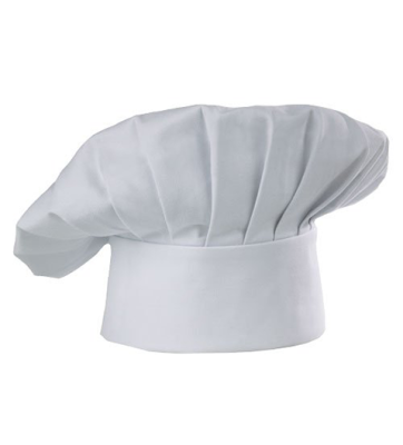 طاقية شيف قماش ابيض worker