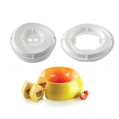 قالب سيلكون دائري قطعتين 23.5 سم ارتفاع 3.5 سم 5434