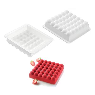 قالب سيلكون مربع 21 سم &times; 21.7 سم ارتفاع 5 سم 5445 bubble