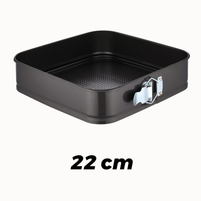 قالب تشيز كيك مربع متحرك  22 سم