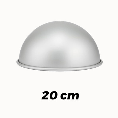 قالب المنيوم نصف كرة 20 سم