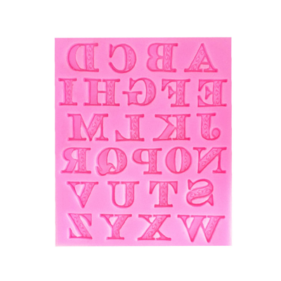 قالب سيلكون عجينة سكر احرف انجليزي  capital letter