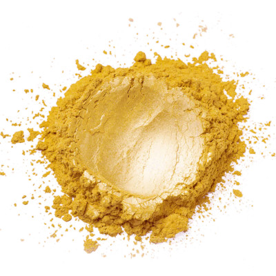 صبغة بودرة اساس زيت ذهبي ميتاليك 34 غم