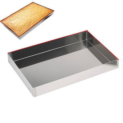 قالب المنيوم مستطيل 40 &times; 60 سم ارتفاع 5 سم